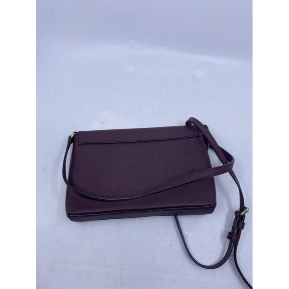 Kate Spade Cedar Street Monday Purple Leather Shoulder Bag - Picture 2 of 7